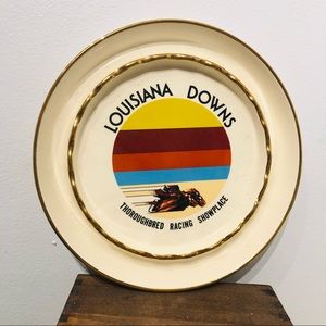 Louisiana Downs Thoroughbred Racing Showplace large Ashtray
